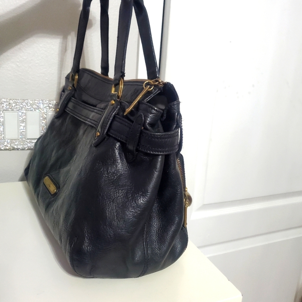 Cole Haan Large Blach Shoulder Bag View 5